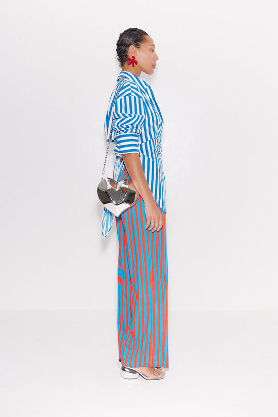 LOCH STRIPED BUTTON UP