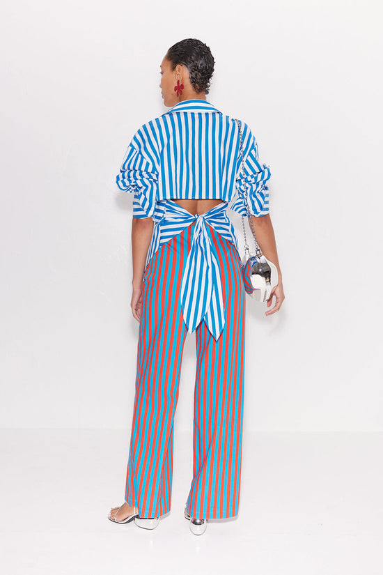 LOCH STRIPED BUTTON UP