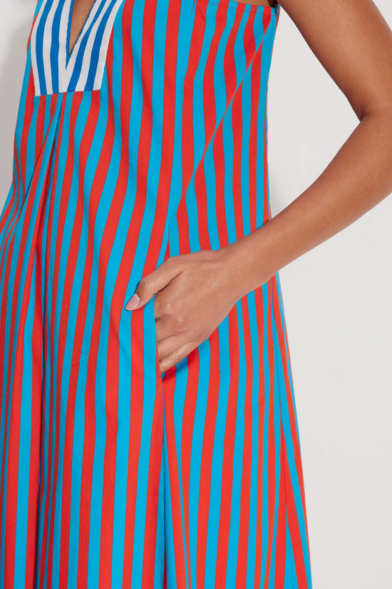 MAR STRIPED POPLIN DRESS