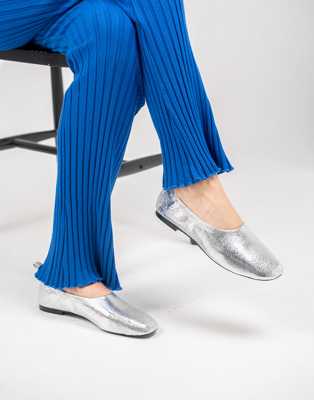 CRINKLE METALLIC RIAD FLAT