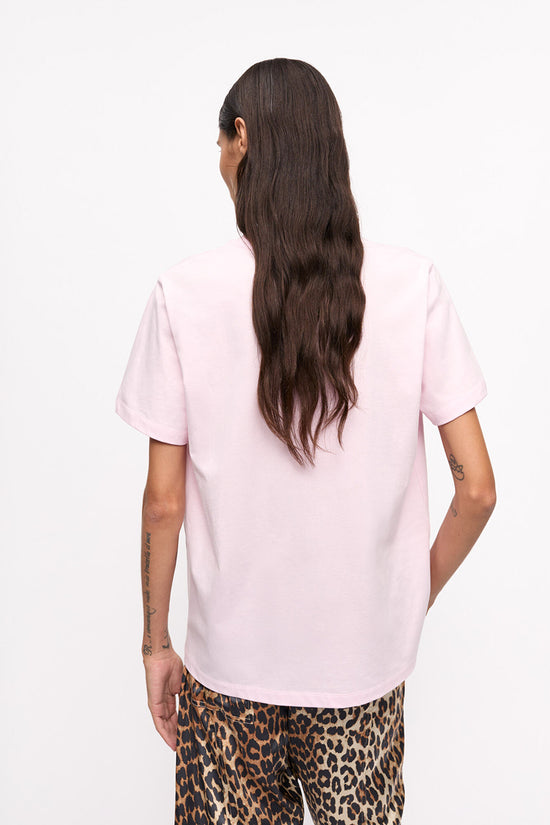 BASIC JERSEY LEOPARD RELAXED T-SHIRT