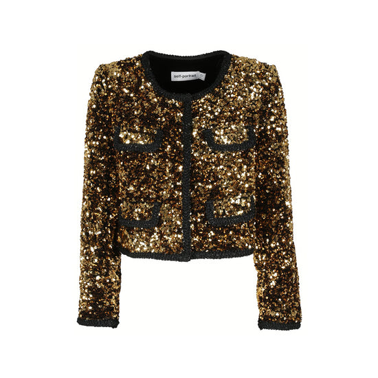 GOLD SEQUIN JACKET